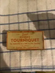 Vintage Sanax Rubber Tourniquet Still In Box Melbourne First Aid