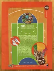 2002 M&M's Minis Candy Basketball Vintage Print Ad/Poster Retro 00s Kids Pop Art