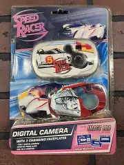Vintage Speed Racer Mach 5 Digital Camera W/ Editing Software & 3 Faceplates