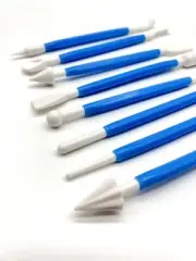 8 Pcs Clay Wax Sculpting Carving Shaping Pottery Modelling Stylus Plastic Tool