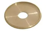 B&P Lamp 7/8" Seating Ring, Turned Brass, Unfin., 1/8 Ip Slip