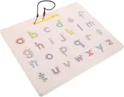 Double Sided Magnetic Letter Writing Board Educational Alphabet Tracing Tool for Preschool Learning Portable Lightweight for Travel and Outdoor Activities