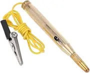 Car Voltage Tester Pen 6v-24v Automotive Voltage Tester Clip and Flexible Lead