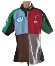 HARLEQUINS ENGLAND RUGBY UNION SHIRT KOOGA SIZE L ADULT
