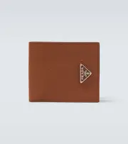 [Prada] Prada Logo leather wallet One Size brown