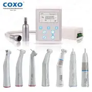 COXO Dental Electric Micro Motor LED Handpiece Built In 1:1 1:5 Contra Angle NSK