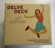 Boredwalk DELVE DECK Joy Edition Conversation Starter Cards Gratitude Party Game