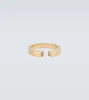 [Tom Wood] Tom Wood Split 9kt gold ring with diamonds S 1/4 gold