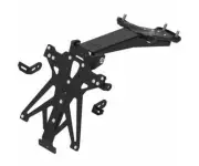 LIGHTECH Adjust License Plate Holder 08A3 Triumph Speed Triple RS 1200 2021 2024