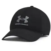 Under Armour Men's Armourvent Adjustable Hat , Black (001)/Pitch Gray , OSFM