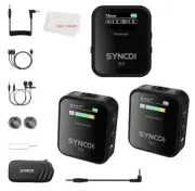 US SYNCO G2(A2) Wireless Lavalier Microphone System for Camera Tablet Phone Vlog