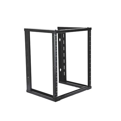 AEONS 12U Open Frame Wall Mount 19-Inch IT Network Server A/V Equipment Rack ...