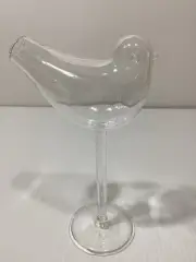 Red breasted Irish Whiskey Bird Shaped Drinking Glass NEW - (F. R.)