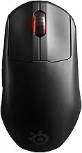 SteelSeries Prime Wireless 6-Button 80g Pro eSports Gaming Mouse - 100 Hours Lag-Free - Fast-Charging 15mins > 40 Hours - 18K CPI Sensor - Magnetic Optical Switches - Prism 1-Zone RGB Illumination
