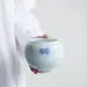 霧藍櫻花建水【化雲】陶瓷茶洗杯洗水孟家用中式功夫茶具儲水茶渣缸【A012】