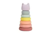 7pc Annabel Trends Silicone Cat Stackables Baby Kids Child Chew Teether Toy 0m+
