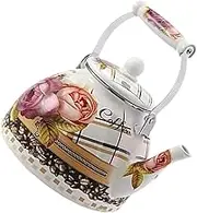 WOONEKY Water Kettle Vintage Teapot for Induction Gas Stoves Easy to Use Boiling Kettle Present for Housewarming Tea Lovers Household Kitchen Essential