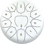 Steel Tongue Drum 11 Notes Handpan Drum with Drum Mallet Finger Picks