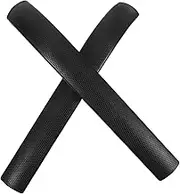WEKADRIN 1 Pair Black Replacement Arm Pads Office Chair Plastic Armrest Covers Support Cushions for Gaming Computer Chairs