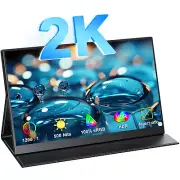 UPERFECT 2K Portable Monitor 16" 2560x1600 16:10 Gaming Monitor Laptop Screen
