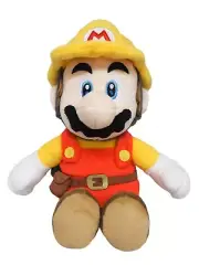 Super Mario Maker 2 Builder Mario 9.5" Plush Little Buddy 1731