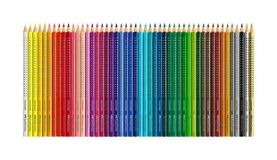 德國 Faber-Castell 輝柏 2001 握得住 48色三角筆桿 水性色鉛筆 (112448)