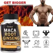Maca Root Extract Capsules Peruvian Maca Extract Ginseng Energy Support