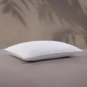 Sobel Westex Sobella Lite Thin, Low Loft, Slim Bed Pillow for Sleeping | Side Sleeper for Adults | 100% Cotton Case | Soft, Machine Washable Hotel Quality (Queen)