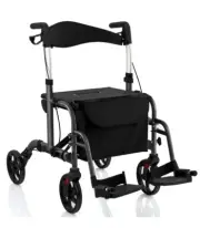 New Adjustable Folding Handle Rollator Walker/ Wheelchair