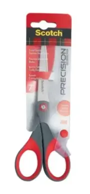 Scotch Precision Scissors 7" Stainless Blades Office School Home Crafts Arts