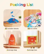 Joycat See & Spell Matching Letter Toy, CVC Word Game Learning Educational Gift✅