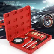 8Pcs Compression Pressure Gauge Tester Petrol Gas Engine Cylinder Pressure Gauge
