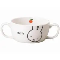 在飛比找樂天市場購物網優惠-asdfkitty*日本製 金正陶器 米飛兔雙把手陶瓷湯碗 