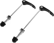Generic 2pcs Bicycle Quick Release Skewers Front and Rear Wheel Hub Skewers Set Enhance Mountain Biking Experience Easy Installation