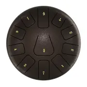 8 Inch Steel Tongue Drum 11 Notes Handpan Drum with Drum Mallet Finger E0T0