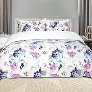 Ramesses Printed 2000TC Cooling Bamboo Blend Quilt Cover Set Single Orchid