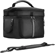 Carrying Case Portable Power Station Bag Waterproof Storage Case Ashproof Travel Carrying Bag Anti-Drop Multiple Pockets with Shoulder Strap & Handle, for Ecoflow Portable Power Station River