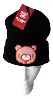 Gloomy Naughty Grizzly Anime Culture Fly Winter Knit Hat Cap New Tags OSFM 2023