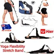 Yoga Flexibility Stretch Band Leg Fascia Sport Strap Gym Elastic Stretching AU
