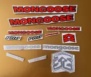 BMX NOS MONGOOSE Decals Stickers BMX Old School