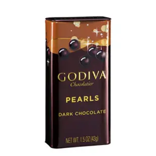 現貨Godiva 巧克力豆 珍珠鐵盒薄荷黑/白/牛奶