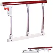 Collapsible Bed Rail for Elderly/Handicap/Seniors, 3-Section Stability Bedside Guard Rail, Easy to Get in or Out of Bed Safely, Prevent Falling