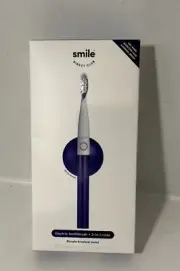 Smile Direct Club Electric Toothbrush 3 in 1 Case, Blurple Brushed Metal, Sealed
