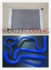 3 ROW For Holden Commodore VN VG VP VR V6 3.8L ALUMINUM RADIATOR + BLUE HOSE new