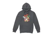 SpongeBob SquarePants Mens The Whole Gang Hoodie (Charcoal) - UTTV8844