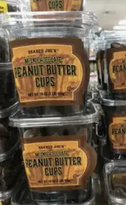 2 Pack Trader Joe's Milk Chocolate Peanut Butter Cups - 16 oz Each