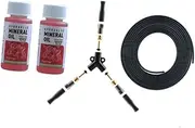 Aymzbd Bike Hydraulic Hose Kit with Oil Splitter and 3-Way Connector, Y Shaped