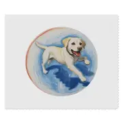 2 x 'Labrador Running' Microfibre Lens / Glasses Cleaning Cloths (LC00030509)