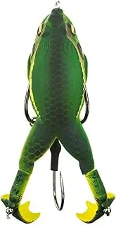 LUNKERHUNT - Frog Bait for Bass Fishing | Soft Hollow Body Weedless Frog for Bass Fishing and Trout | Weedless Realistic Bait Frog Lure, Freshwater with Sharp Hooks Lures and Double Propellers Feet
