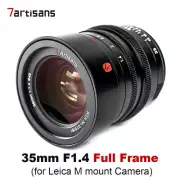 7artisans 35mm F1.4 Full Frame Lens for Leica M Mount Cameras M3 M6 M7 M8 M9 M10
